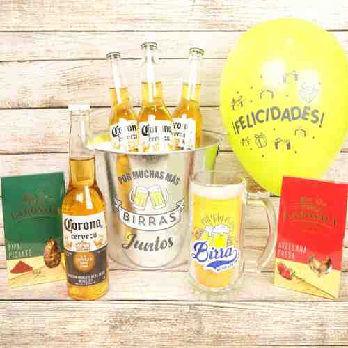 Congratulation Beer Hamper-Send Beer Gift Baskets to Spain