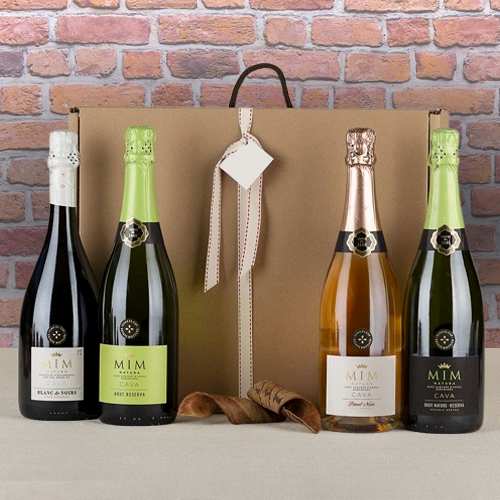 Pack 4 Botellas Cava Mim-Anniversary Gifts For Couples