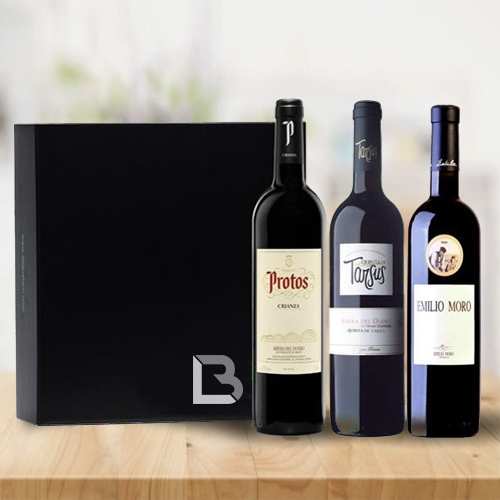 - Festive Red Wine Trio Gift Set