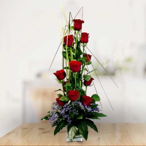 - Red Rose Arrangement Delivery