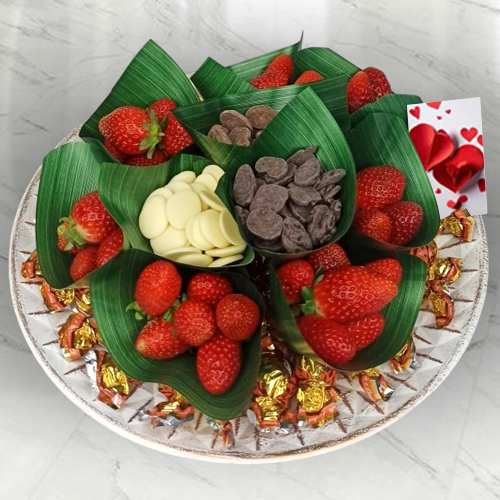 - Valentine’s Day Chocolates And Fruits For Wife