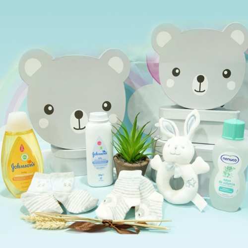 Boy Teddy Bear Boxes-Gifts To Send For New Baby Boy