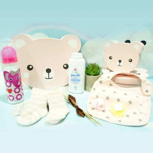 Girl Teddy Bear Boxes-Gifts For Infants