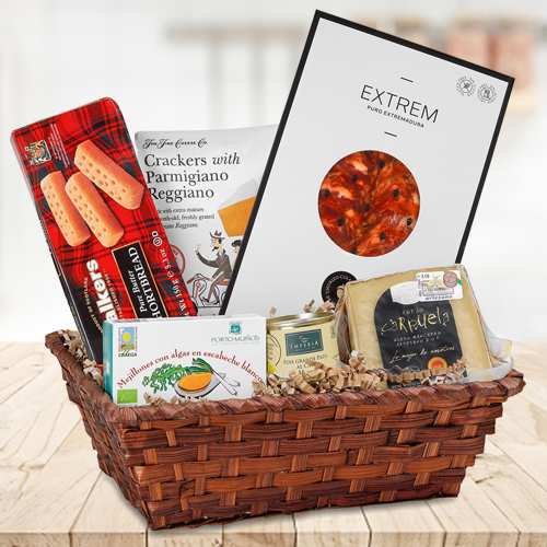 Basket Of Small Pleasures-Congratulations Delivery Gifts