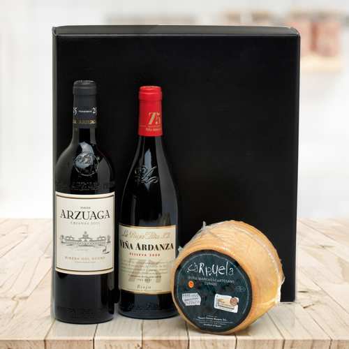 Wine And Cheese Combo-Congratulations Box Delivery