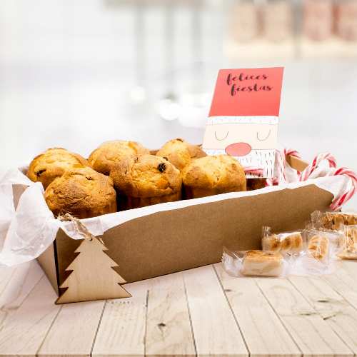 - Christmas Panettone Tray Gift Delivery In Murcia